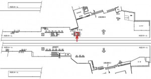 JR　鶴橋駅／JR大阪環状線／№067、位置図