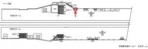 JR　京橋駅／JR大阪環状線／№219、位置図