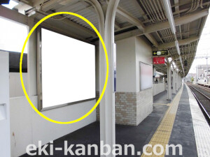 阪急／芦屋川駅／№111,112_3駅看板、駅広告②