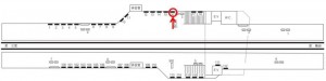 阪急　芦屋川駅／／№016、位置図