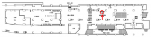 JR　天満駅／JR大阪環状線／№008、位置図