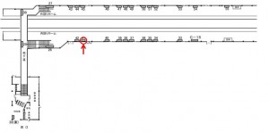 JR 桜ノ宮駅//№041、位置図