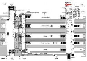 JR　京都駅／／№094、位置図