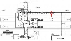 JR　芦屋駅／／№082駅看板・駅広告、位置図