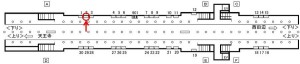 Osaka／Metro（大阪メトロ）　昭和町駅／御堂筋線№1-002№002、位置図