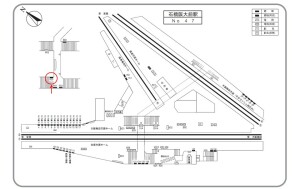 阪急　石橋阪大前駅／／№500、位置図