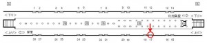 Osaka／Metro（大阪メトロ）　玉出／四つ橋線№1-017№017、位置図