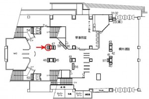 JR　六甲道駅／／№048駅看板・駅広告、位置図