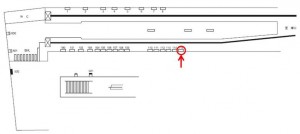 阪急 伊丹駅//№115駅看板・駅広告、位置図