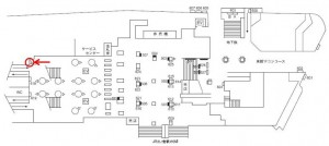 阪急 神戸三宮駅//№617駅看板・駅広告、位置図