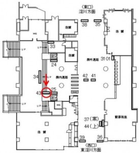 JR　塚本駅／／№043、位置図