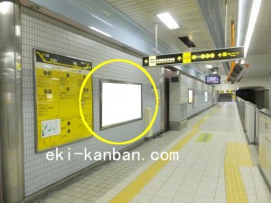 Osaka／Metro（大阪メトロ）　西長堀駅／千日前線№1-008№008駅看板・駅広告、写真1