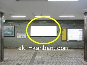 Osaka／Metro（大阪メトロ）　本町駅／四つ橋線№3-302№302駅看板・駅広告、写真1