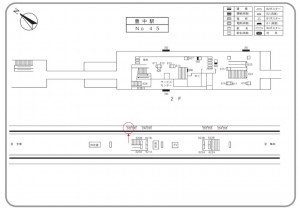 阪急　豊中駅／／№242、位置図