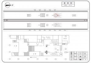 阪急　曽根駅／／№605、位置図
