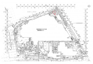 阪急　大阪梅田駅／／№5002駅看板・駅広告、位置図
