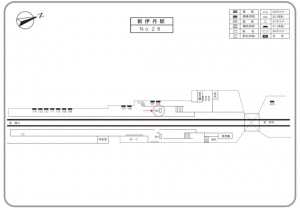 阪急 新伊丹駅//※ご利用になれません№902駅看板・駅広告、位置図