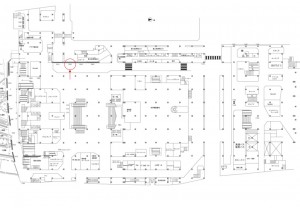 阪急 大阪梅田駅//№1050駅看板・駅広告、位置図
