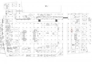 阪急　大阪梅田駅／№119A№A駅看板・駅広告、位置図