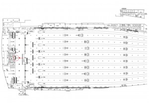 阪急 大阪梅田駅//№3040駅看板・駅広告、位置図