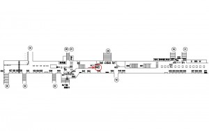 阪急　烏丸駅／／№663、位置図