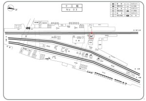 阪急　十三駅／／№50、位置図