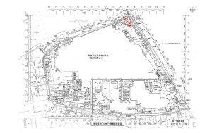 阪急 大阪梅田駅//№5003駅看板・駅広告、位置図
