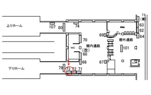 JR　吹田駅／／№073、位置図