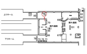 JR　吹田駅／／№074、位置図