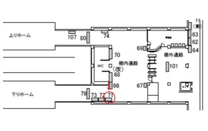 JR　吹田駅／／№071、位置図