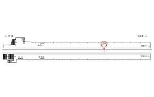 JR　芦原橋駅／JR大阪環状線　／№2015、位置図
