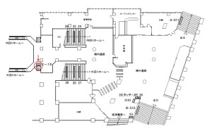 JR　西九条駅／／№2015、位置図