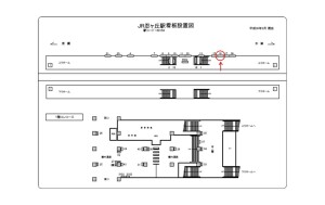JR 忍ヶ丘駅//№016、位置図