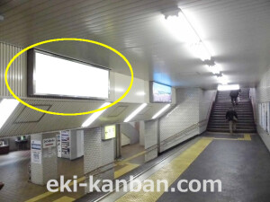 JR西日本／天満駅／№019_3駅看板、駅広告2