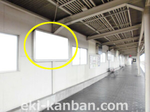 阪急京都線／上新庄駅／№007駅看板、駅広告①