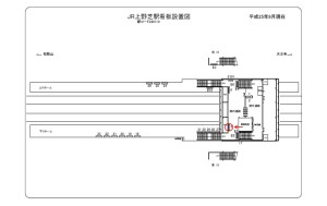 JR　上野芝駅／／№005、位置図