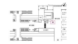 JR　高槻駅／高槻駅デジタルサイネージデジタルサイネージ、位置図