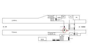 阪神　芦屋駅／№3-15-02№02、位置図