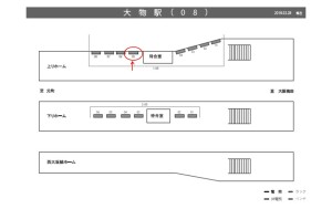 阪神 大物駅/№1-08-05№05、位置図