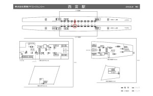 阪神　西宮駅／№2-17-07№07、位置図