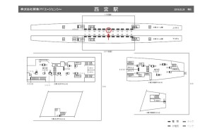 阪神 西宮駅/№1-17-06№06、位置図