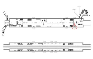 阪神　福島駅／№3-15-06№06、位置図
