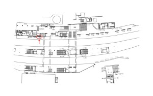 京阪　中書島駅／№1-100№100、位置図