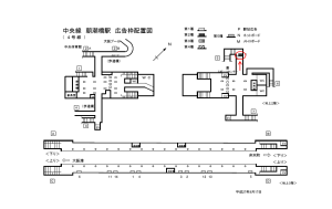 Osaka／Metro（大阪メトロ）　朝潮橋駅／№2-001№001、位置図