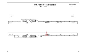 JR 森ノ宮駅//№068、位置図
