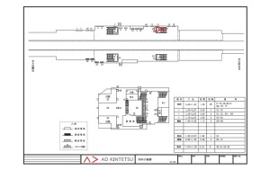 近鉄／河内小阪駅／奈良線／№531、位置図