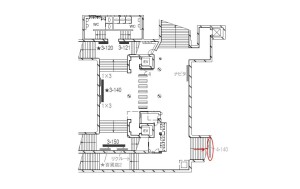 京阪　牧野駅／№4-140№140、位置図