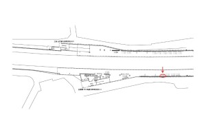 京阪 橋本駅/№2-100№100、位置図