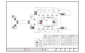 近鉄／布施駅／／№16駅看板・駅広告、位置図