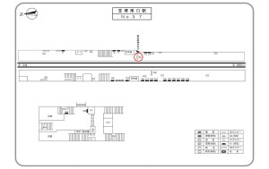 阪急 宝塚南口駅//※ご利用になれません№901、位置図